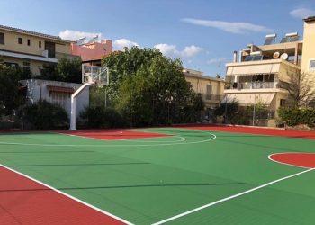 Ανακατασκευάστηκε το ανοικτό γήπεδο μπάσκετ στη Βορείου Ηπείρου