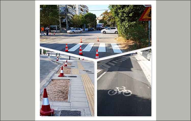 Διαγραμμίσεις και αναπλάσεις εντός του οικιστικού ιστού