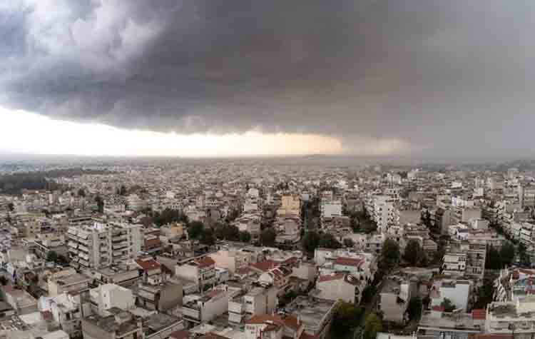 Κακοκαιρία: Χαλαζόπτωση στην Αττική