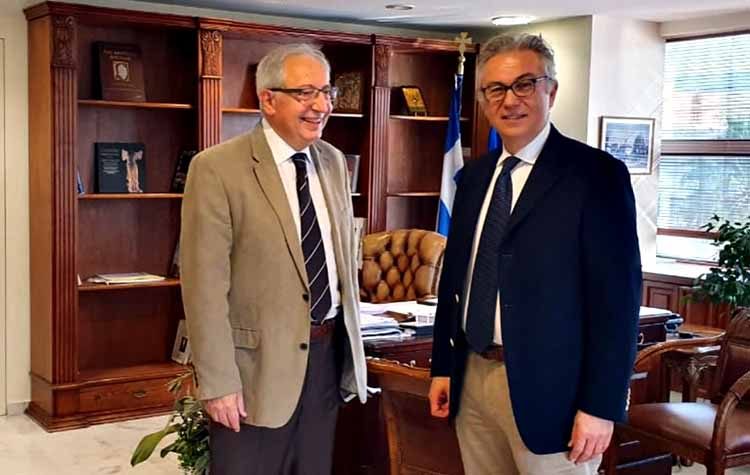 Συνάντηση του δημάρχου Αμαρουσίου με τον Θεόδωρο Ρουσόπουλο