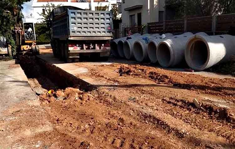 «Θωρακίζεται» το Μορτερό με νέα αντιπλημμυρικά έργα