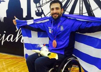 «Χρυσός» ο Πάνος Τριανταφύλλου στο Παγκόσμιο Κύπελλο ξιφασκίας με αμαξίδιο