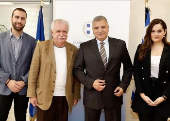 Συνάντηση Πατούλη με τον πρόεδρο της Κίνησης Πολιτών «ΔΙΑΖΩΜΑ» Σταύρο Μπένο