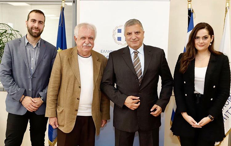 Συνάντηση Πατούλη με τον πρόεδρο της Κίνησης Πολιτών «ΔΙΑΖΩΜΑ» Σταύρο Μπένο