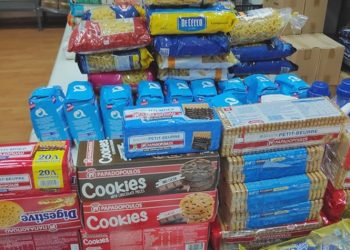 Ευχαριστίες στο Saint Catherine’s για την προσφορά στο Κοινωνικό Παντοπωλείο