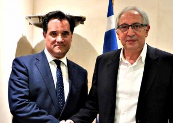 Συνάντηση Αμπατζόγλου με Άδωνι Γεωργιάδη για δάνεια και έργα ανάπτυξης