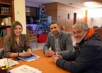 Συνάντηση Λευτέρη Κοντουλάκου με Σοφία Ζαχαράκη