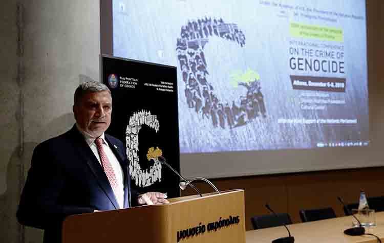 Χαιρετισμός Πατούλη στο Διεθνές Συνέδριο για τα 100 χρόνια από τη Γενοκτονία των Ποντίων