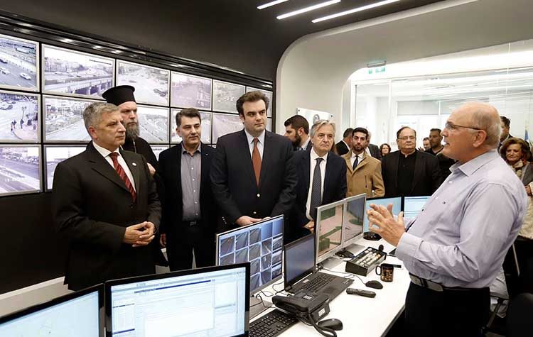 Το νέο κέντρο διαχείρισης κυκλοφορίας εγκαινίασαν Γ. Πατούλης και Κ. Πιερρακάκης