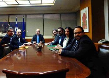 Συνάντηση Σαραούδα με τον υπουργό Περιβάλλοντος και Ενέργειας Κωστή Χατζηδάκη