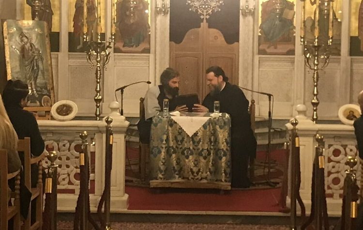 Ο ηθοποιός Άρης Σερβετάλης στη σύναξη Νέων της Ι.Μ. Νέας Ιωνίας