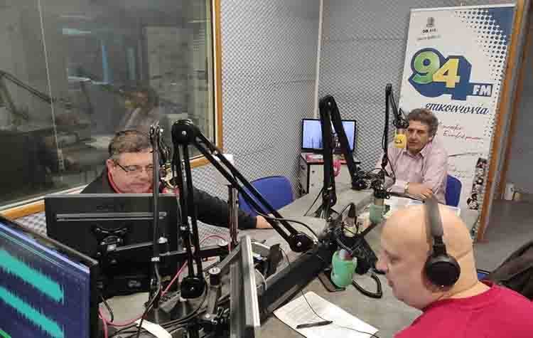 Ο εκδότης της ΑΜΑΡΥΣΙΑΣ Χρήστος Ζαγκλής στον Επικοινωνία 94FM