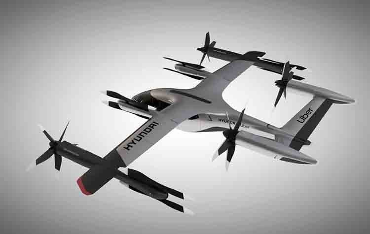 H Hyundai παρουσίασε τo πρώτο ιπτάμενο ταξί σε συνεργασία με την Uber στη CES