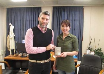 Τον Κωνσταντίνο Λάσκαρη βράβευσε η δήμαρχος  Δήμητρα Κεχαγιά