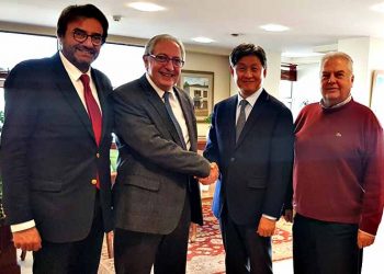 Συνάντηση Αμπατζόγλου με τον πρέσβη της Δημοκρατίας της Κορέας Lim Soocuk