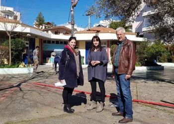 Εργασίες ανάπλασης στο προαύλιο του 1ου Νηπιαγωγείου Μελισσίων και σε δύο παιδικές χαρές