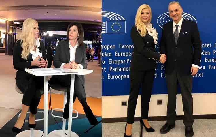 Προωθητικές επαφές Μαρίνας Πατούλη - Σταυράκη στις Βρυξέλλες για το Δίκτυο «Τέχνη Χρω»