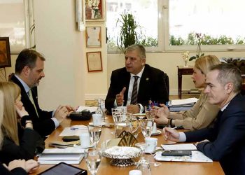 Συνάντηση Πατούλη με τον διευθύνοντα σύμβουλο της ΕΤΑΔ