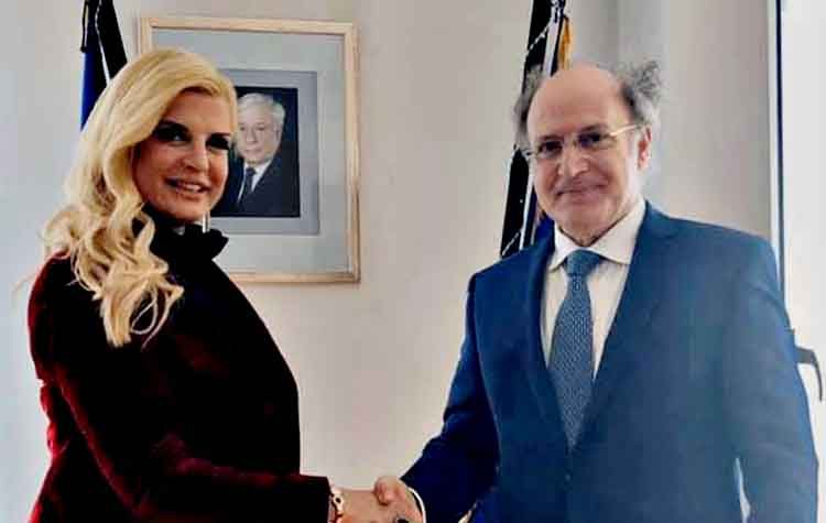 Επαφές Μαρίνας Πατούλη με Έλληνες διπλωμάτες για το δίκτυο «Τέχνη Χρω»