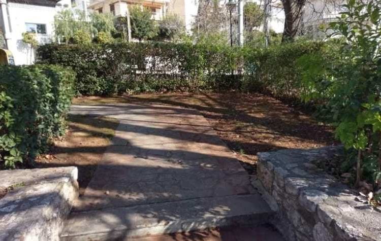 «Έλαμψε» η πλατεία Πίνδου στο Ψυχικό