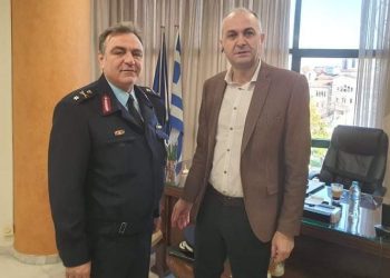 Συνάντηση Σαραούδα με τον Διευθυντή της Αστυνομικής Διεύθυνσης ΒΑ Αττικής