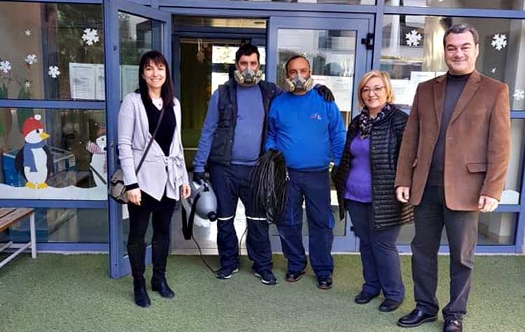 Από τους παιδικούς σταθμούς ξεκίνησε η προληπτική απολύμανση σχολικών κτιρίων