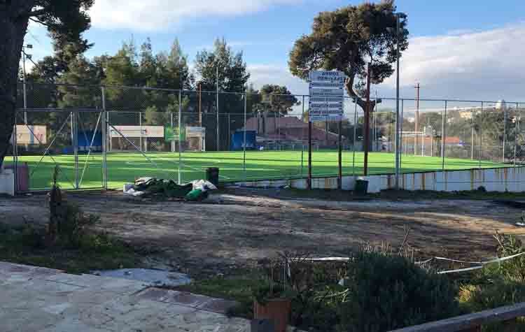Άνοιξε παράνομα το γήπεδο 5 Χ 5 στην Πεντέλη καταγγέλλει η Δημοτική Αρχή