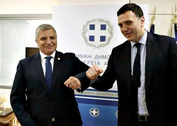 Συνάντηση Πατούλη - Κικίλια για τα μέτρα κατά του κορωνοϊού