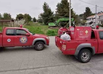 Με μεγάφωνα στους κεντρικούς δρόμους του Δήμου οι εθελοντές Πολιτικής Προστασίας