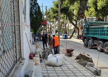 Εργασίες επισκευής και συντήρησης πεζοδρομίων