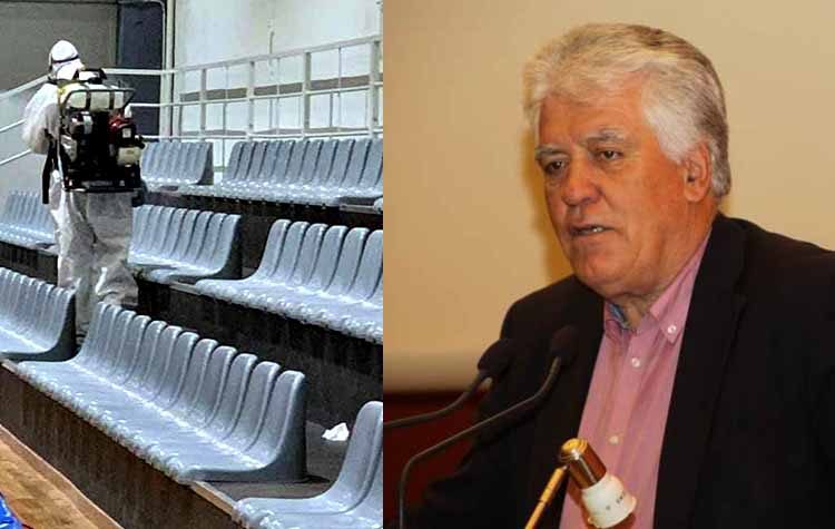 Β. Ζορμπάς: «Ξεκινάμε τις απολυμάνσεις των εγκαταστάσεων του Δήμου»