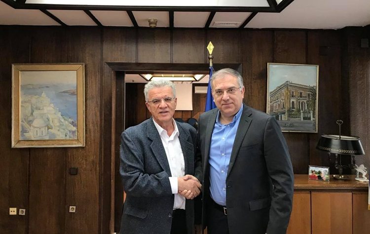 Συνάντηση Θεοδωρακόπουλου με τον υπουργό Εσωτερικών Τάκη Θεοδωρικάκο