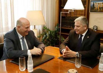 Συνάντηση Πατούλη με τον υπoυργό Δικαιοσύνης Κ. Τσιάρα