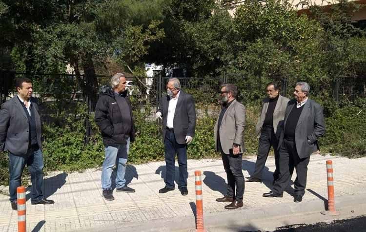 Αυτοψία Αμπατζόγλου σε εκτελούμενα έργα στην περιοχή Σωρού