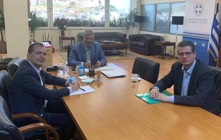 Συνάντηση Πατούλη με τον πρόεδρο του Πράσινου Ταμείου για το Πάρκο Τρίτση