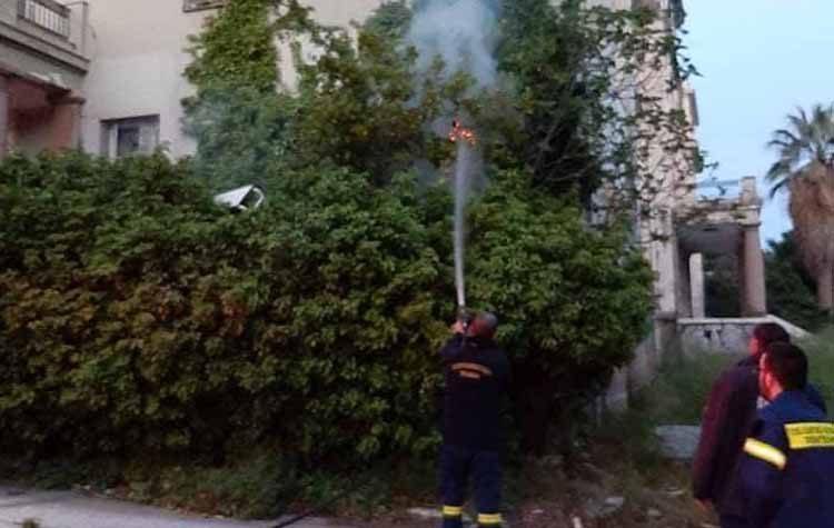 Μικρής έκτασης πυρκαγιά στο Άλσος Παπαδημητρίου