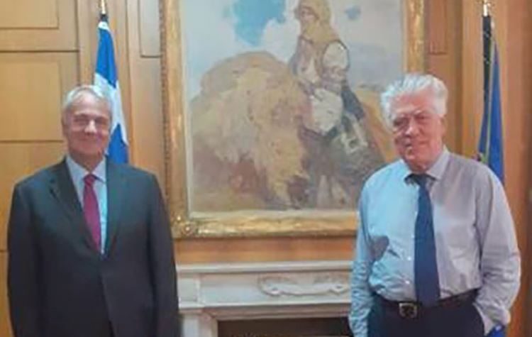 Συνάντηση Βασίλη Ζορμπά - Μάκη Βορίδη για επέκταση του σχεδίου πόλεως