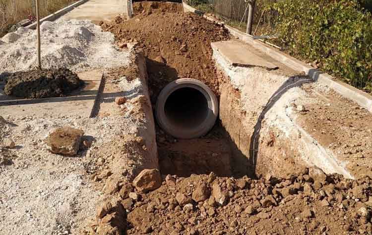 Εργασίες αντιπλημμυρικών έργων