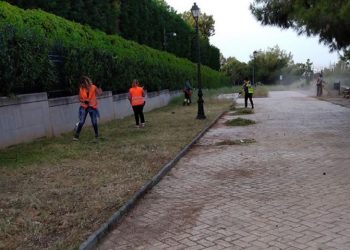 Συνεχίζεται η αποψίλωση ξερών χόρτων από την Πολιτική Προστασία του Δήμου