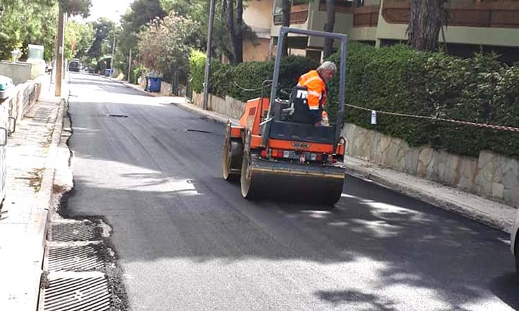 Συνεχίζονται οι ασφαλτοστρώσεις στη Δ.Κ. Μελισσίων