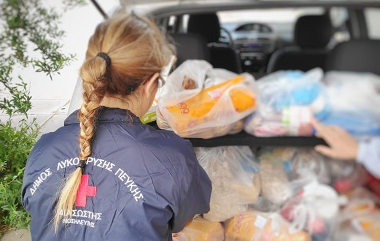 Ολοκληρώθηκε η διανομή τροφίμων Μαΐου με  κατ’ οίκον παραδόσεις