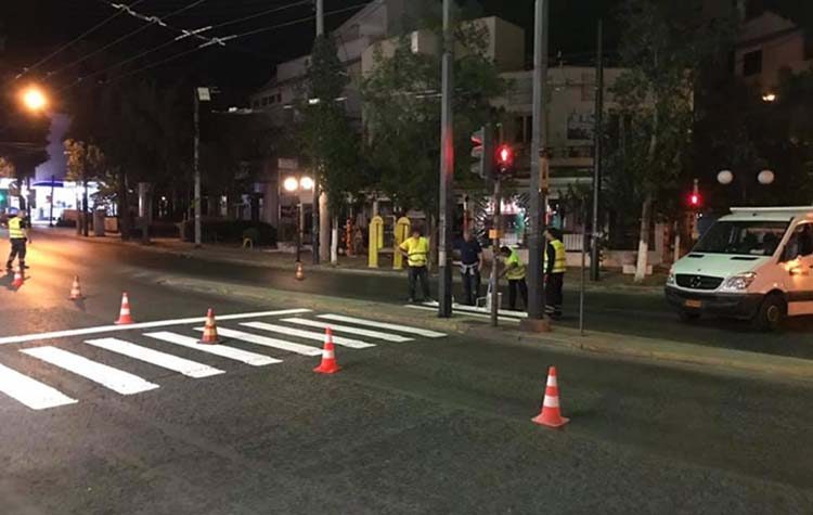 Ολοκληρώθηκε η διαγράμμιση διαβάσεων πεζών σε Νέα Φιλαδέλφεια - Νέα Χαλκηδόνα