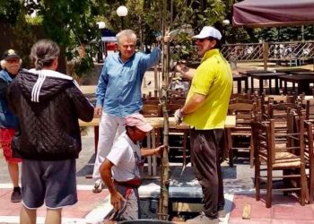 Γ. Σταθόπουλος: «Ολοκληρώνεται η εμβληματική μας πεζοδρόμηση στην πλατεία»