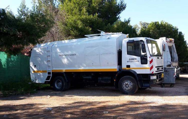 Νέος κύκλος πλύσης των κάδων απορριμμάτων και ανακύκλωσης