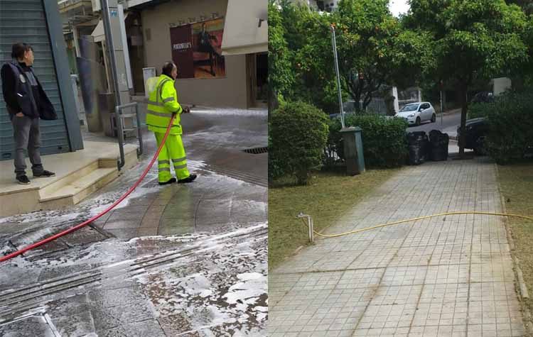 Περιποίηση πρασίνου και καθαριότητα σε κέντρο και γειτονιές του Αμαρουσίου