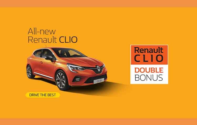 Tο νέο Renault Clio με Double Bonus και όφελος έως 1.500€