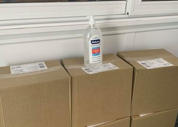 Αντισηπτικά από το υπουργείο Παιδείας παραλήφθηκαν στον Δήμο