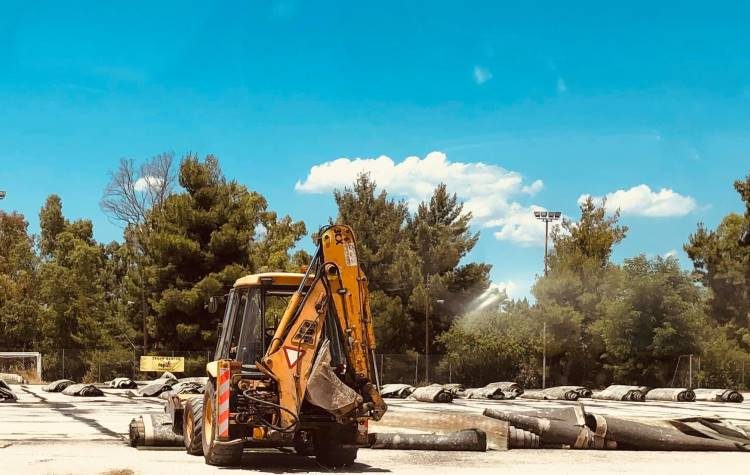 Ξεκίνησε η ανάπλαση των αθλητικών χώρων στο πάρκο «Στ. Κώτσης»