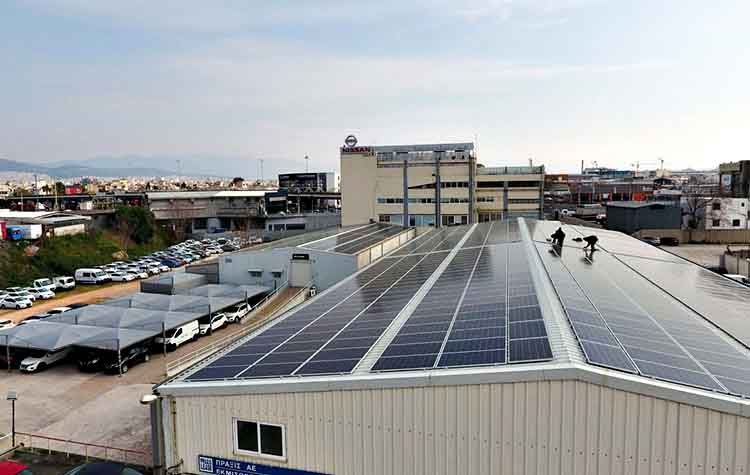 Η Nissan Νικ. Ι. Θεοχαράκης Α.Ε. επενδύει στην πράσινη ενέργεια