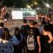 Eκδήλωση της ΚΝΕ στην κεντρική πλατεία με συζητήσεις, μουσική και πυγμαχία